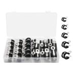 Multipurpose Steel & Rubber Lined Clip 25pcs Assortment set Steel Hose Clip set