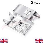 2 Pack Sewing Machine Standard Zig Zag Presser Foot Snap-On