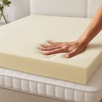 100% Memory Foam Mattress Topper – All Sizes & Depths – UK Made Bed Toppers