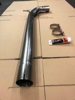 VW Scirocco R Mid Centre Silencer Pipe Exhaust Stainless Steel