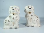 Vintage Pair Beswick Mantle Dog Figures 10cm