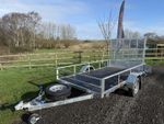 New 8ft x 5ft Golf  Buggy  Quad  Flatbed  Trailer with ramp ✅UK Made + Delivery
