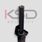 550mm Black Telescopic Retractable Driveway Parking Security Bollard Post