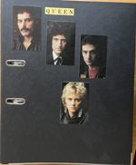 Queen Super Fans Scrapbook 178 pages packed with cuttings articles Adverts etc