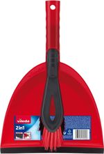 Vileda 2 In 1 Dustpan Brush Set Sweeping Broom Stiff Bristles Combo Cleaning Kit
