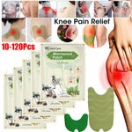 12-120X Knee Pain Relief Patch Wormwood Moxa Moxibustion Joint Self Heating Pad