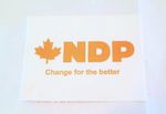 Large NDP logo Vinyl Sticker Decal - Jagmeet Singh Canadian Political Party
