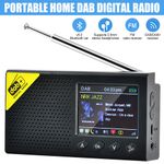 Portable Radio DAB/DAB+ Digital & FM Rechargeable Battery with USB Charging