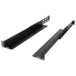 Tecmojo 1U Server Rack Rails 4 Post Rack Shelf for Server/UPS Rack Mount Shelf
