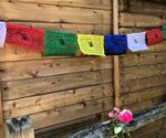 HAND MADE XL 25 FLAGS TIBETAN BUDDHIST PRAYER FLAGS WIND HORSES NEPAL FLAG 6m