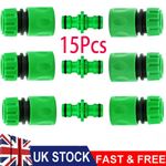 15 * Garden Watering Water Hose Pipe Tap Plastic Connector Adaptor Fitting