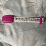 Coldplay Wristband Pink Twitter Band Logo Official Unisex