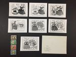 FRG PHOTO ESSAY 1966 523/526 FAIRY TALES GRIMM 7 DESIGNS RARE!! e2198