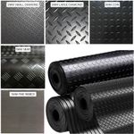 Heavy Duty Rubber Matting Garage Flooring Non Slip Work Gym Shed Van Floor