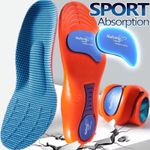 Heavy Duty Orthotic Arch Support Insoles Shock Absorbing Orthopedic Insoles NEW