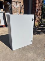 Lockable Steel Security Cabinet 800x600x330mm with Keys Grey Storage Cupboard