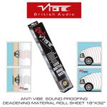 Vibe Anti Car Door Panels Bonnet Sound Proofing Deadening Roll Sheet 18"x32" 