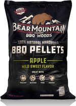 Apple Hardwood Pellets, 40 lb. Bag, Bear Mountain Mild, Sweet, Smoky Wood-Fired