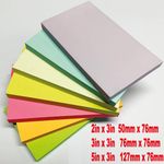  Memo Pad with 40 Sticky Post It Notes 50mm x 76mm,76x76mm, 127mm x 76mm  SALE!
