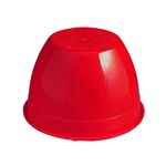 Christmas Steam Pudding Basins - Re-usable Red Plastic - Pack of 5