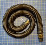 ☢ Gas Mask Respirator Medical Hose Tube - 60cm / 24" Black Rubber - NEW