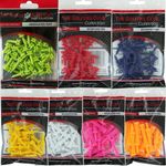 CASTLE GOLF TEES BY THE GOLFERS CLUB NEW DURABLE PLASTIC GRADUATED STEP TEES