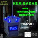 Ghost Hunting REM RADAR v2 Spirit  Paranormal Equipment Detection BLUE + TEMP.