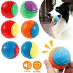 Scooby Doo Durable Squeaky Dog Balls for teeth Cleaning Interactive Supplies NEW