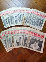 Job Lot 24 Vintage 1950s Boxing News Magazines Terry Downes Sports Memorabilia