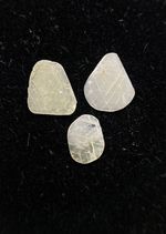 slice natural diamond lot polki 0.63cts / 3pcs