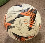 KIPSTA Europa League Football Ball - White/Black/Orange Football Training