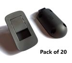 20 x Black Flush Fit Door Drawer Catch Latch Handle Campervan/Caravan/Motorhome