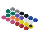 Small Planning Office Magnets for Fridge, Whiteboard, Noticeboard - 20mm dia