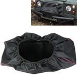 Car Winch Cover Black Waterproof Anti-dust Soft Winch Cover for Driver Recovery