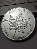 2013 Canada 5 Dollar Silver 1oz .999 Bullion Coin Maple Leaf