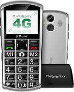 A400 Big Button Cell Phone for Seniors, 4G LTE Unlocked Phones, SOS Button, 2MP