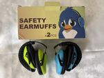 Kids Safety Earmuffs Ear Defender x2 Noise Reduction Protection
