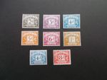 GB QEII 1968-9 Postage Dues Set of 8 Values D69-D76 inc Chalky PVA U/M Cat £22+