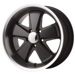 7 x 17 FOOSH Satin Black Machine Lip 5x130 x1