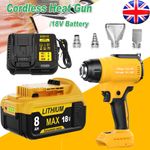 Cordless Hot Air Gun Heat Gun For Dewalt 18V XR Li-ion DCB184 Battery /Charger