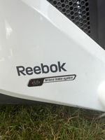 Reebok Upright Exercise Bike M-Force Brake System, Adjustable Seat, White