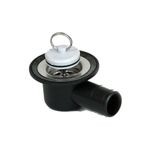 Reich 33 mm Right Angled Sink Waste for Caravan Sinks, 25 mm Outlet