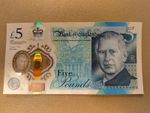 New King Charles £5 Five Pound Note Uncirculated Rare CA47 187801