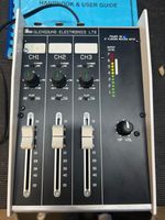 Glensound 3 Channel OB Mixer GSVX4 - Battery & Mains Powered