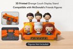 McDonald's Friends Figures Couch Display Stand – 3D Printed Collector Shelf – Fi