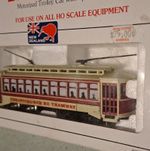New Zealand Brill Trolley Motorised w/ Operating Lights HO Christchurch