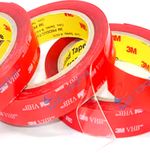 3M™ VHB STRONG BLACK or CLEAR Double Sided Acrylic Tape Mounting Car Trim
