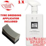 AUTOGLYM INSTANT TYRE DRESSING 500ML TYRE BLACK / SPRAY ON TYRE SHINE / CARS VAN