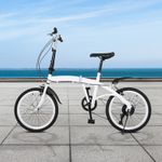 20" Folding Bike Adults Bicycle Lightweight Alloy Bicycle Folding City Bike UK
