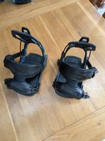 nidecker flow fenix bindings - blue/black - size large - good condition
